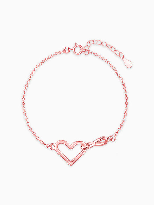 Rose Gold Bold Love Bracelet