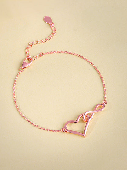 Rose Gold Bold Love Bracelet