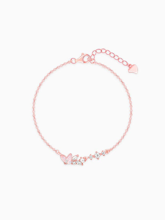 Rose Gold Sweet Butterfly Bracelet