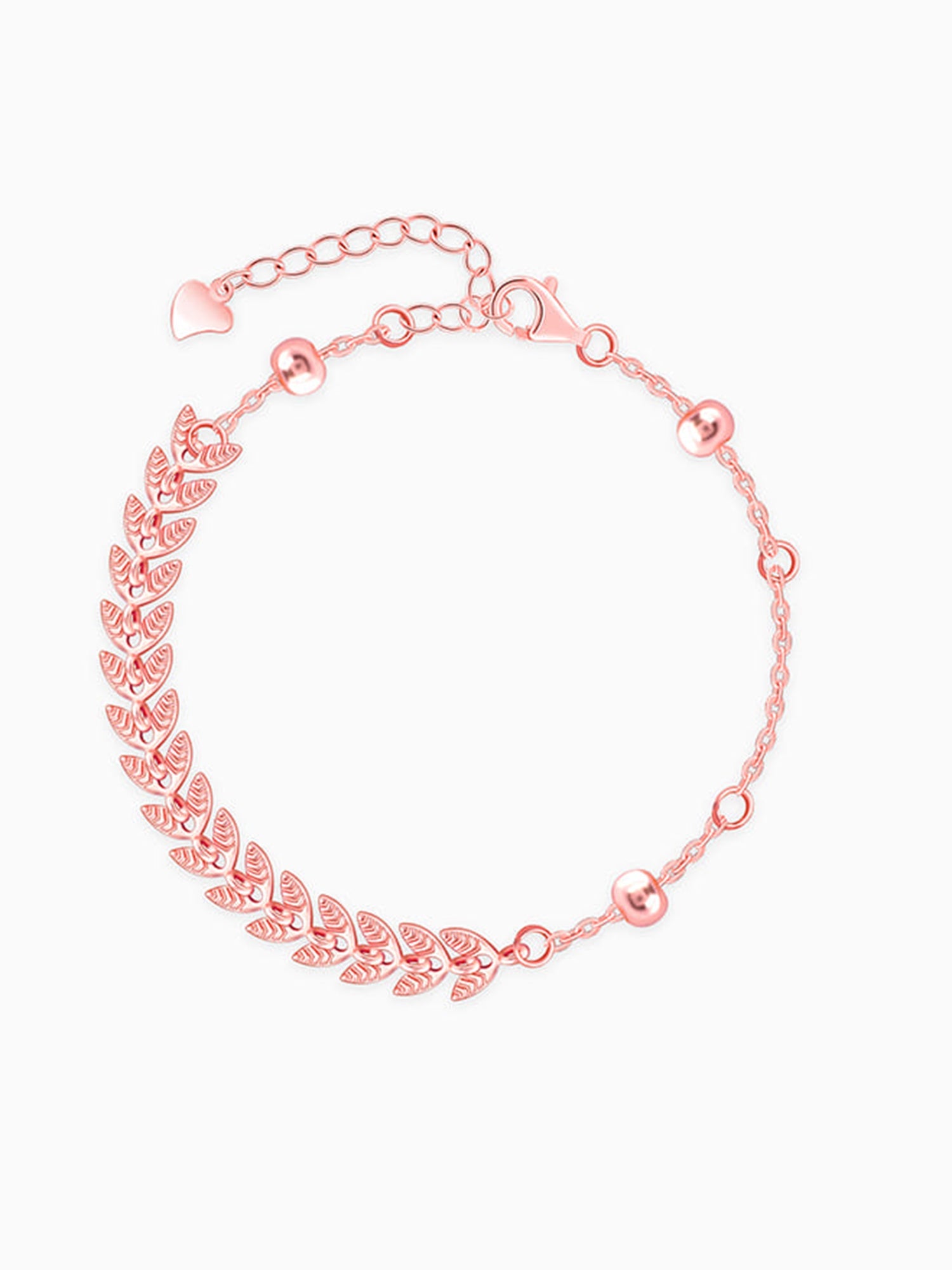 Rose Gold Leafy Breeze Bracelet