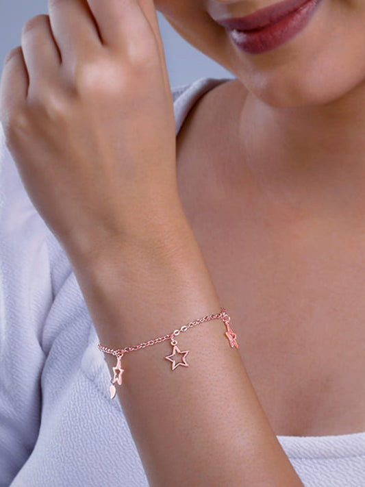 Rose Gold Starry Race Bracelet