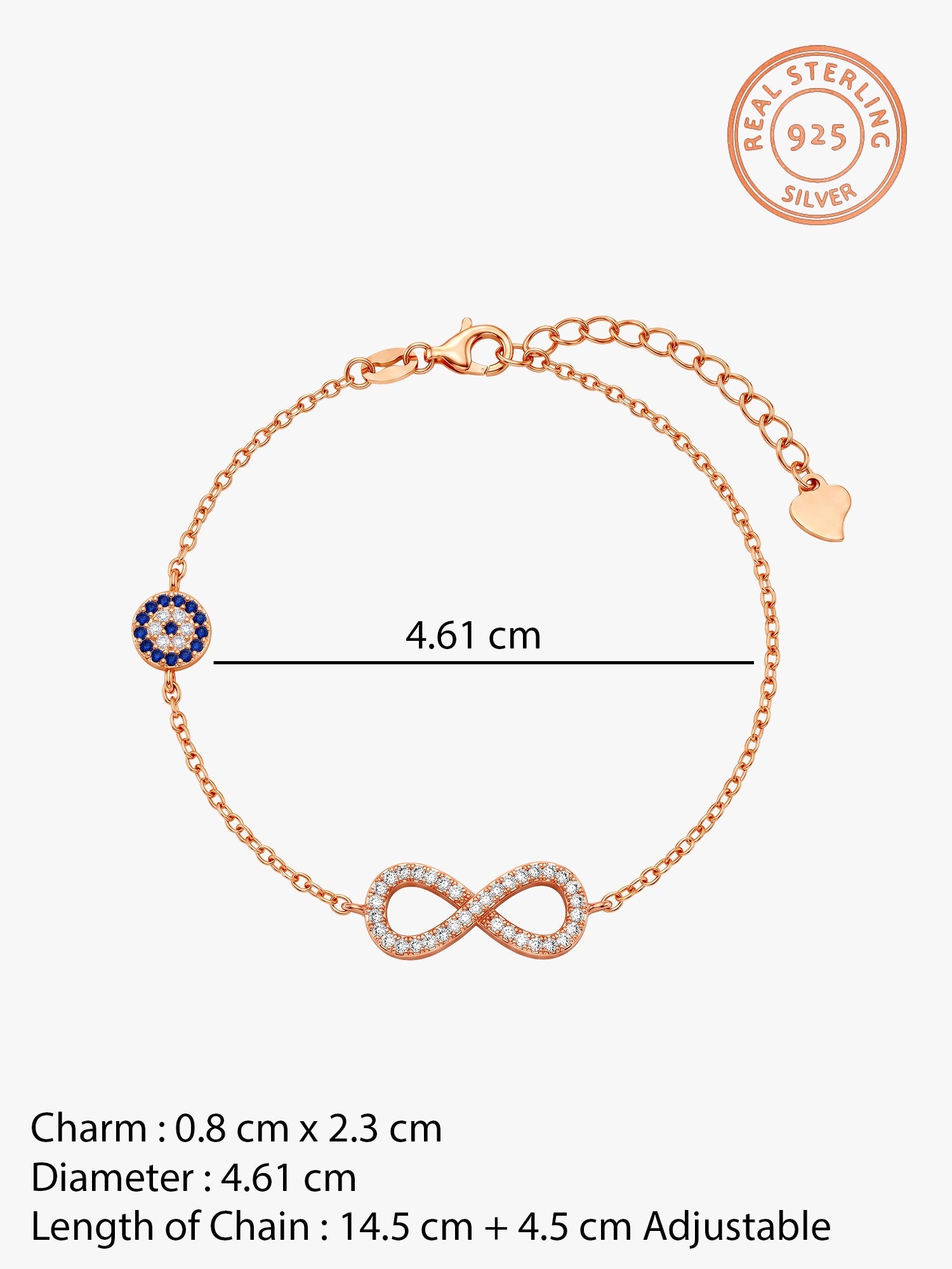 Rose Gold Forever You Bracelet
