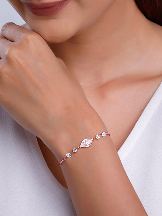 Rose Gold Classy Eye Bracelet