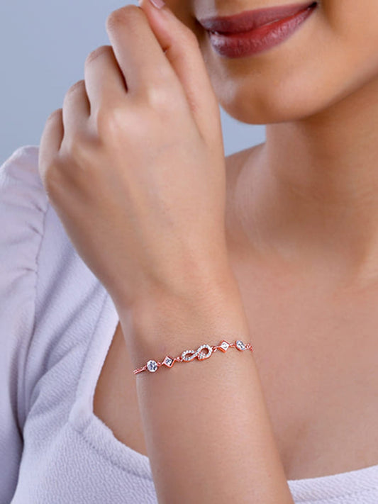 Rose Gold Infinite Moment Bracelet