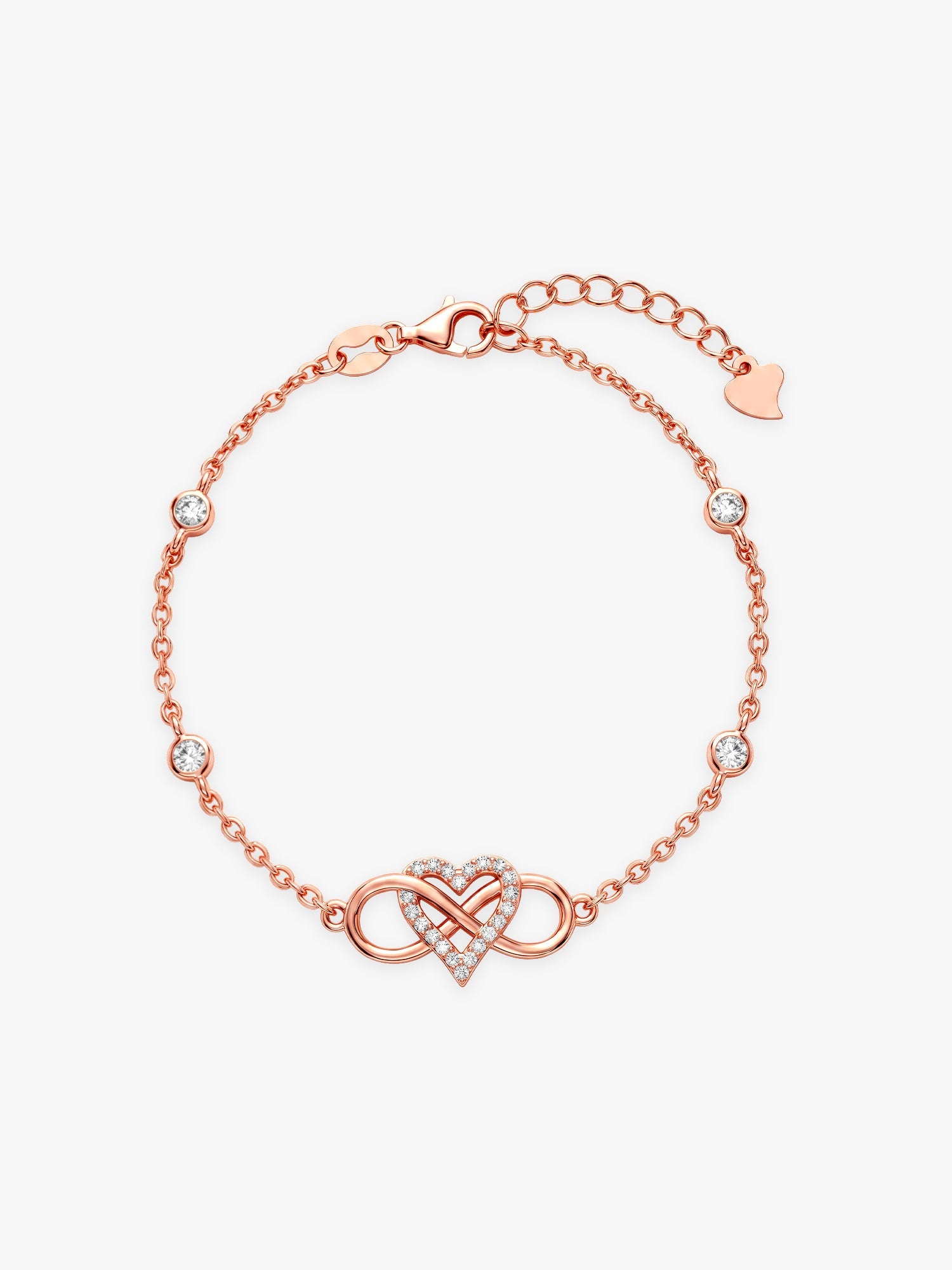 Rose Gold Infinite Bond Bracelet