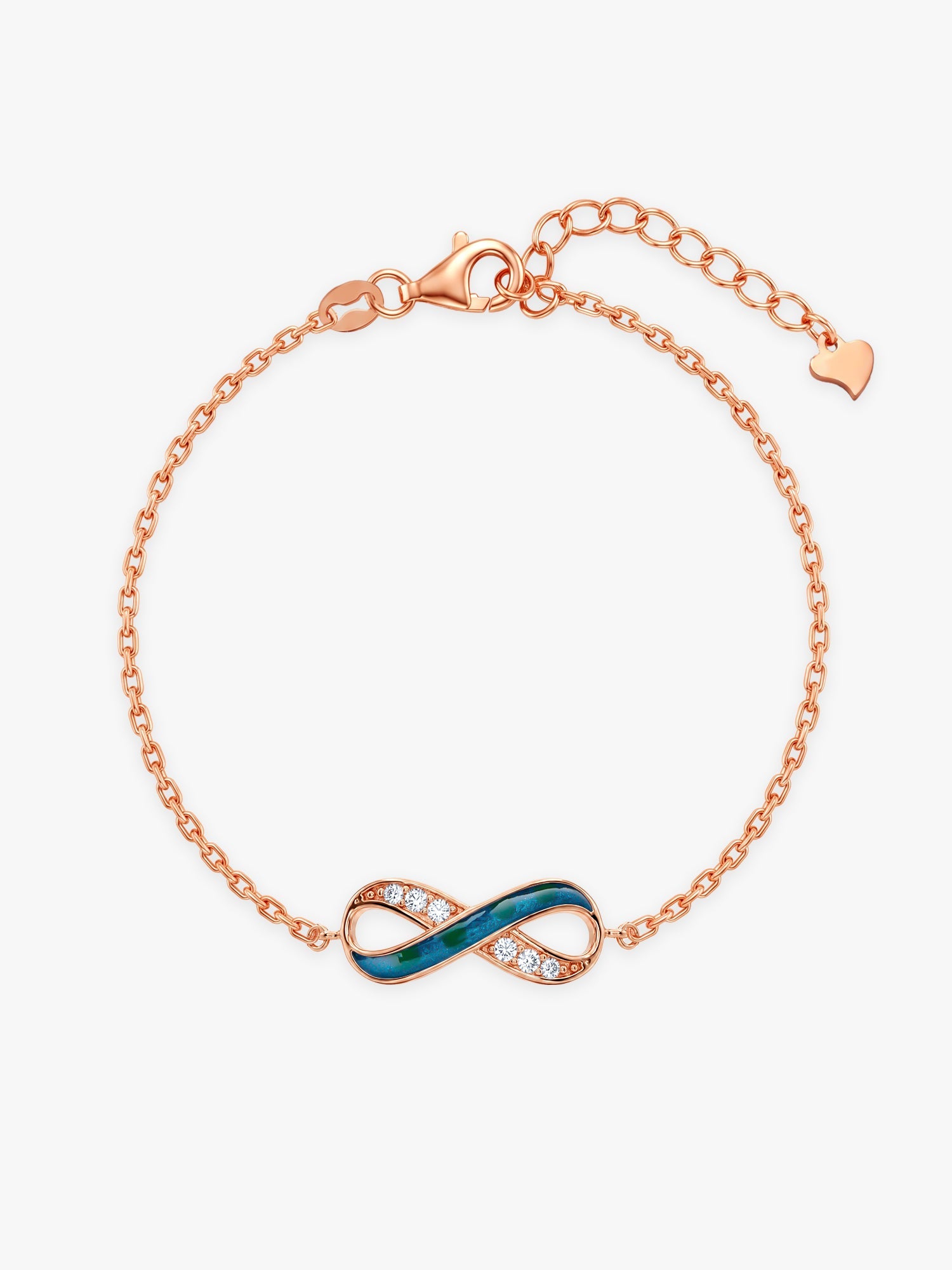 Rose Gold Infinity Vibe Bracelet
