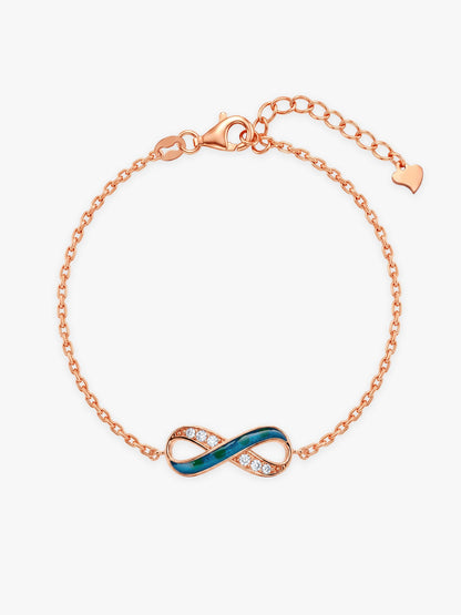 Rose Gold Infinity Vibe Bracelet