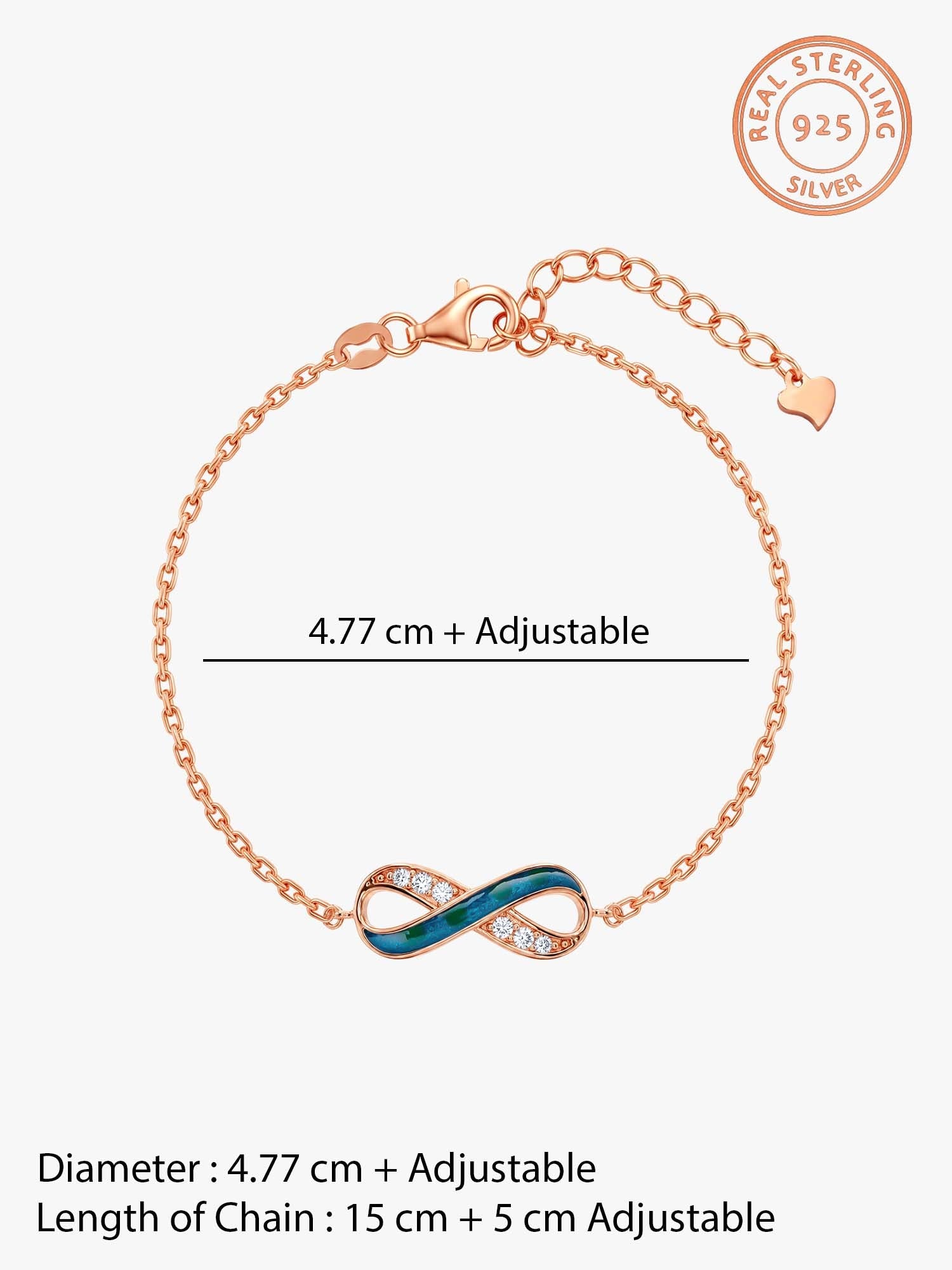 Rose Gold Infinity Vibe Bracelet