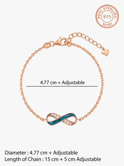 Rose Gold Infinity Vibe Bracelet