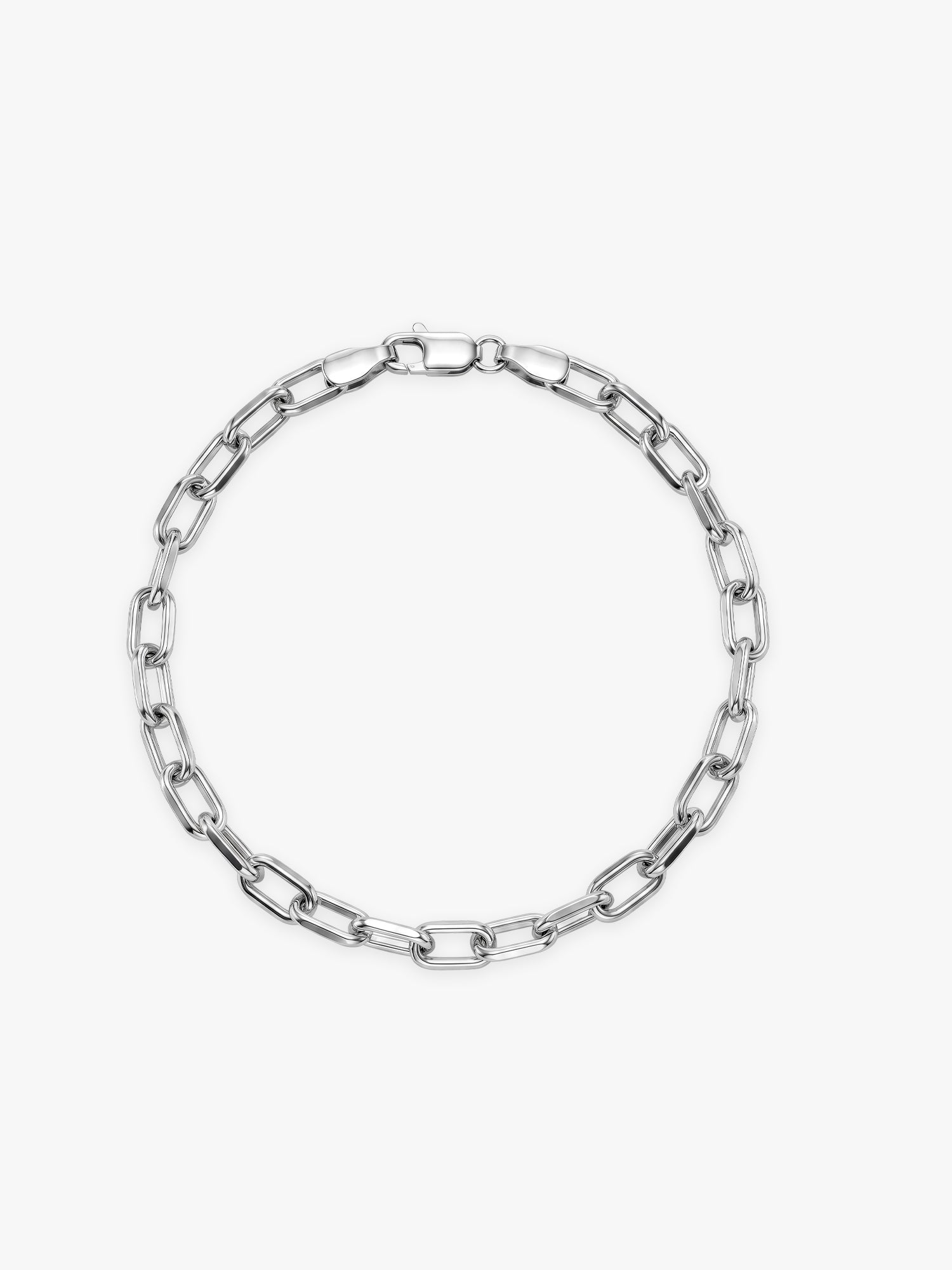 Silver Delink Bracelet For Him