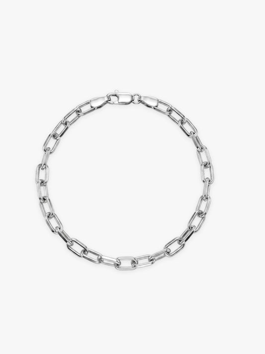 Silver Delink Bracelet For Him