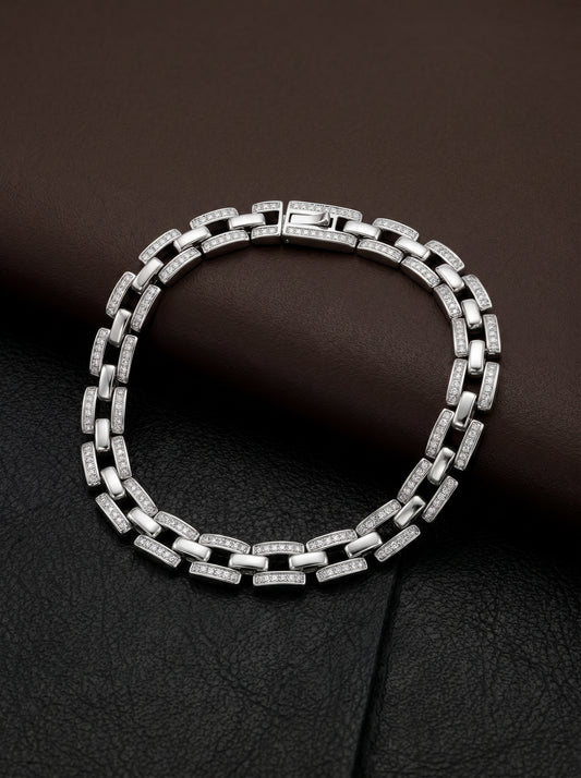 Aditya Roy Kapur Silver Quiet Ambition Bracelet For Him