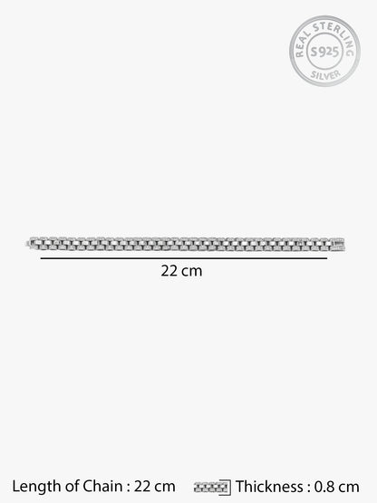 Aditya Roy Kapur Silver Quiet Ambition Bracelet For Him