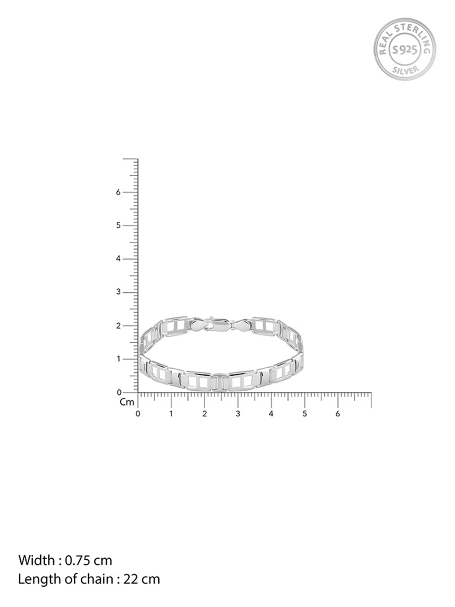Silver Primera Bracelet For Him