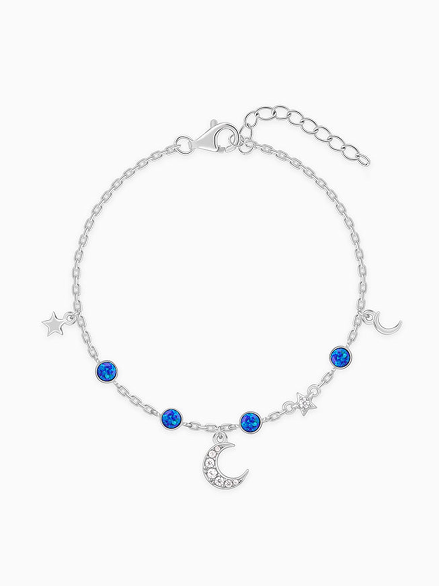 Silver Universe in Her Bracelet