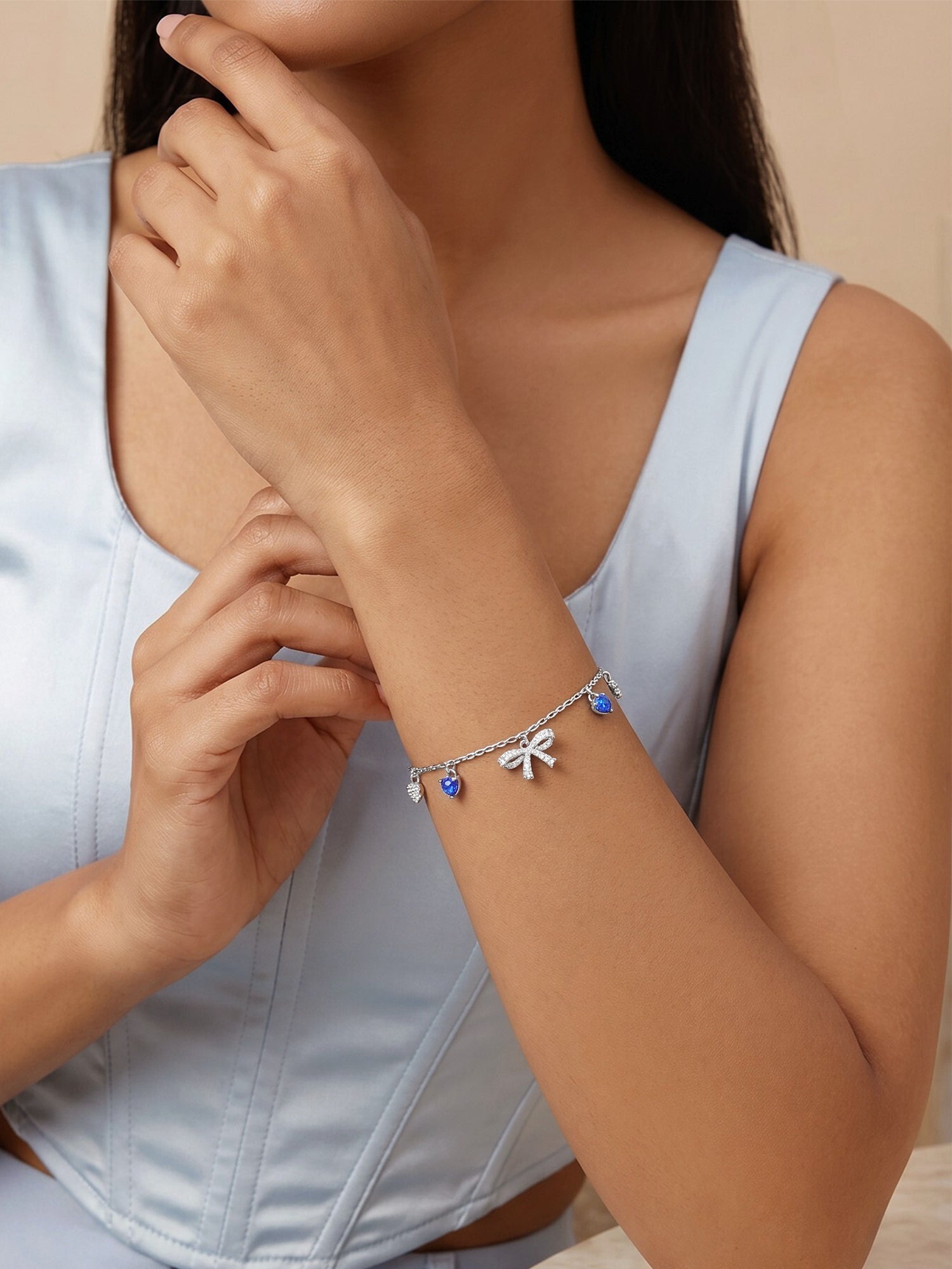 Silver Ethereal Flow Bracelet