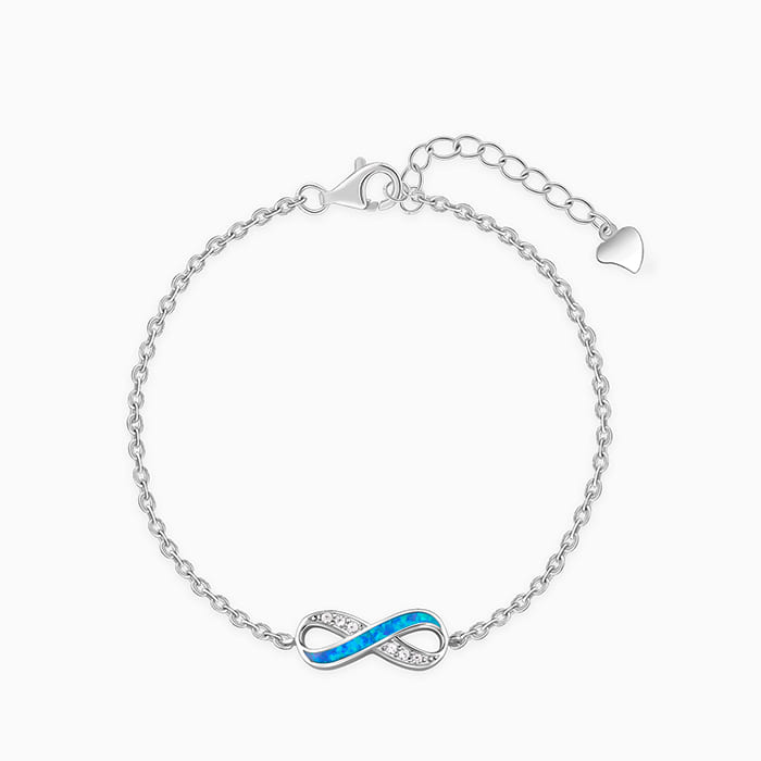 Silver Infinite Beauty Bracelet - Image 1