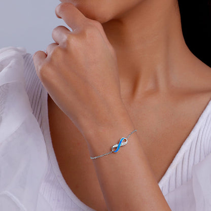 Silver Infinite Beauty Bracelet