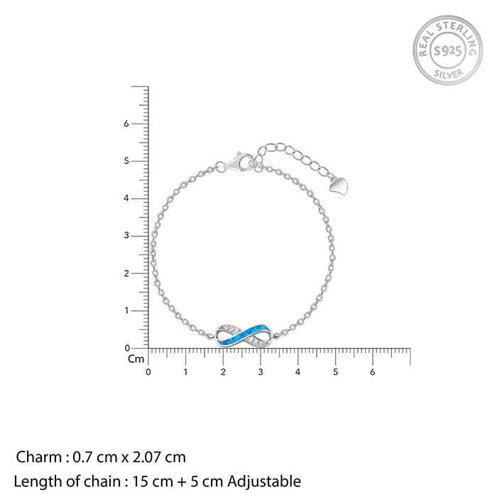 Silver Infinite Beauty Bracelet - view 4