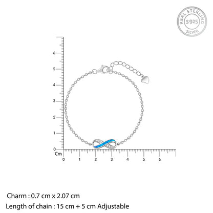 Silver Infinite Beauty Bracelet