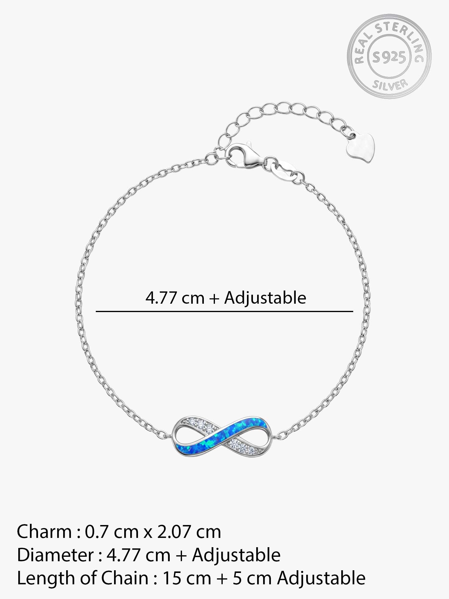 Silver Infinite Beauty Bracelet