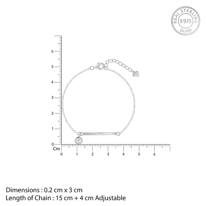 Silver Your Confidence Bracelet- Silver Bracelet For Women