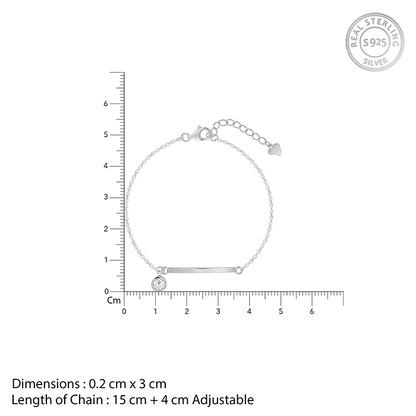 Silver Your Confidence Bracelet- Silver Bracelet For Women