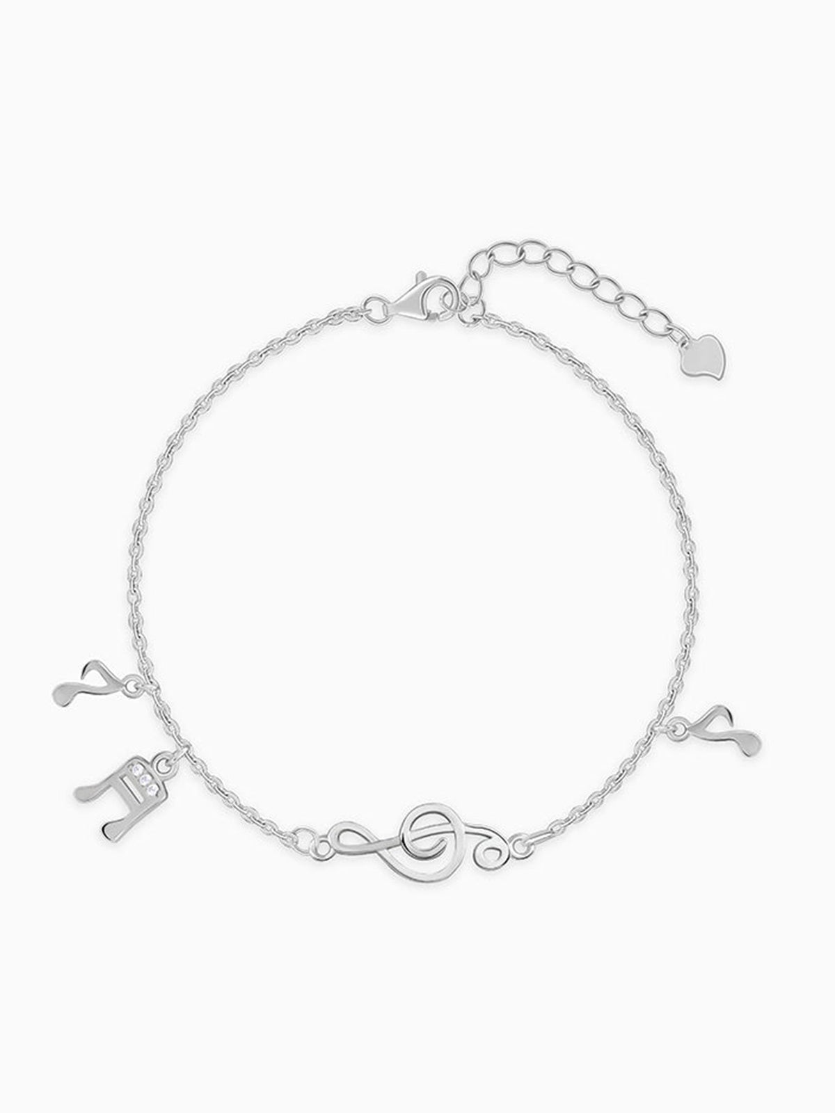 Silver Music Lover Bracelet