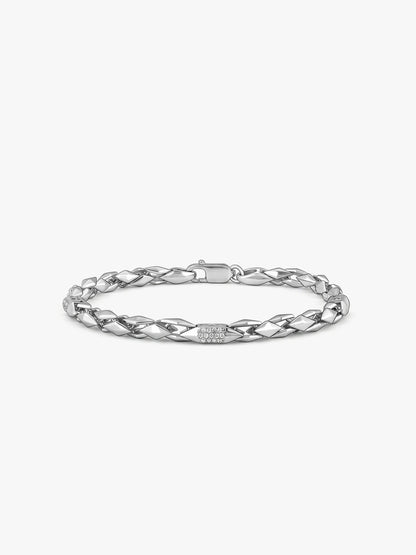 Silver Dude's Delight Bracelet For Him
