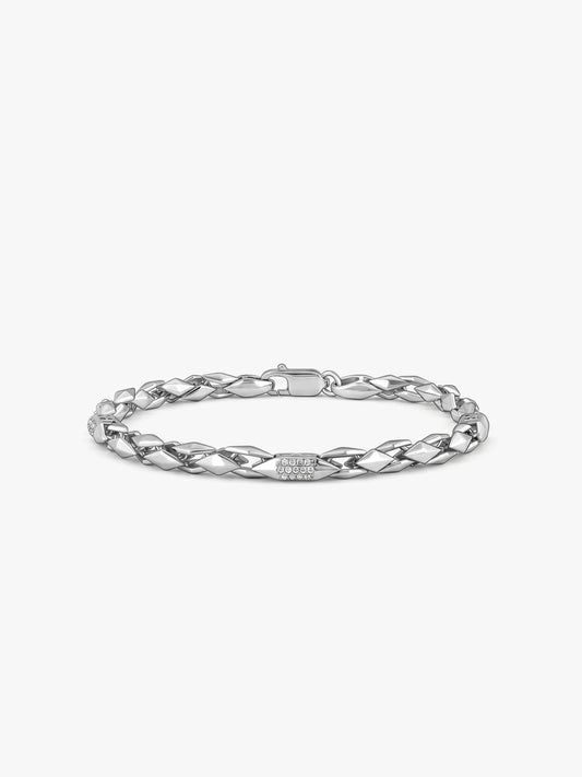 Silver Dude's Delight Bracelet For Him