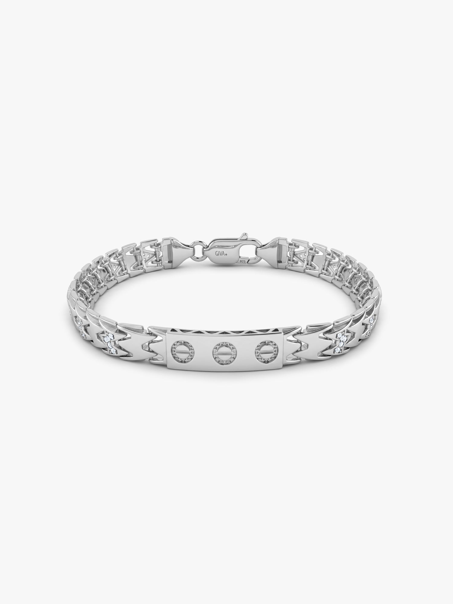 Silver Independent Thinker Bracelet For Him