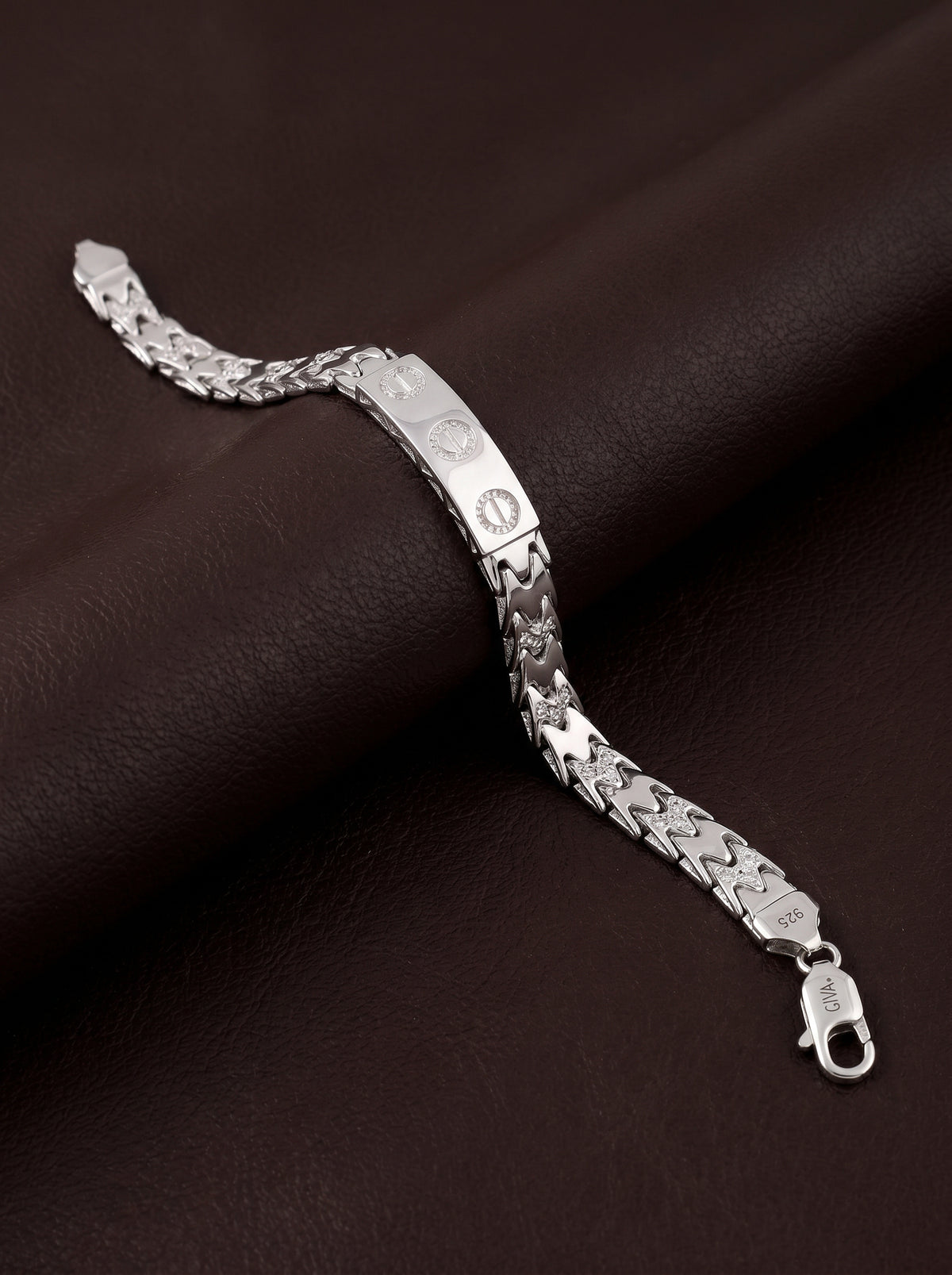 Silver Independent Thinker Bracelet For Him
