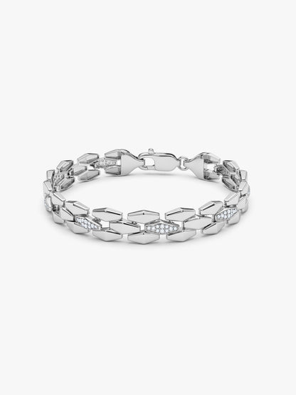 Silver Intellectual Bracelet For Him