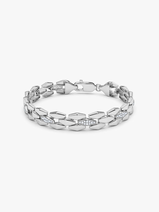 Silver Intellectual Bracelet For Him