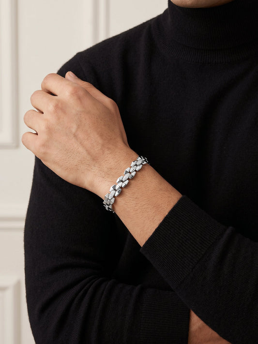 Silver Intellectual Bracelet For Him