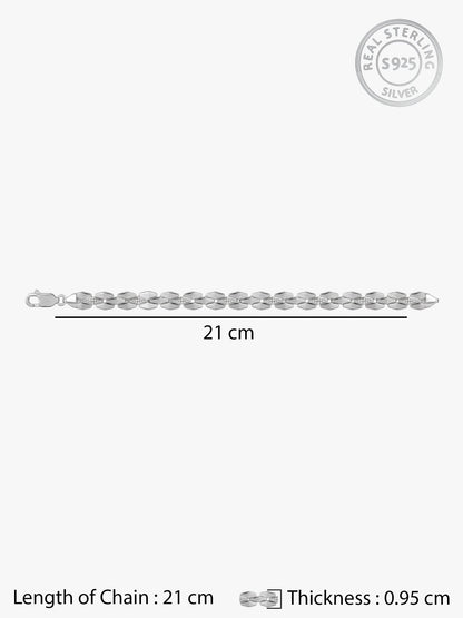 Silver Intellectual Bracelet For Him