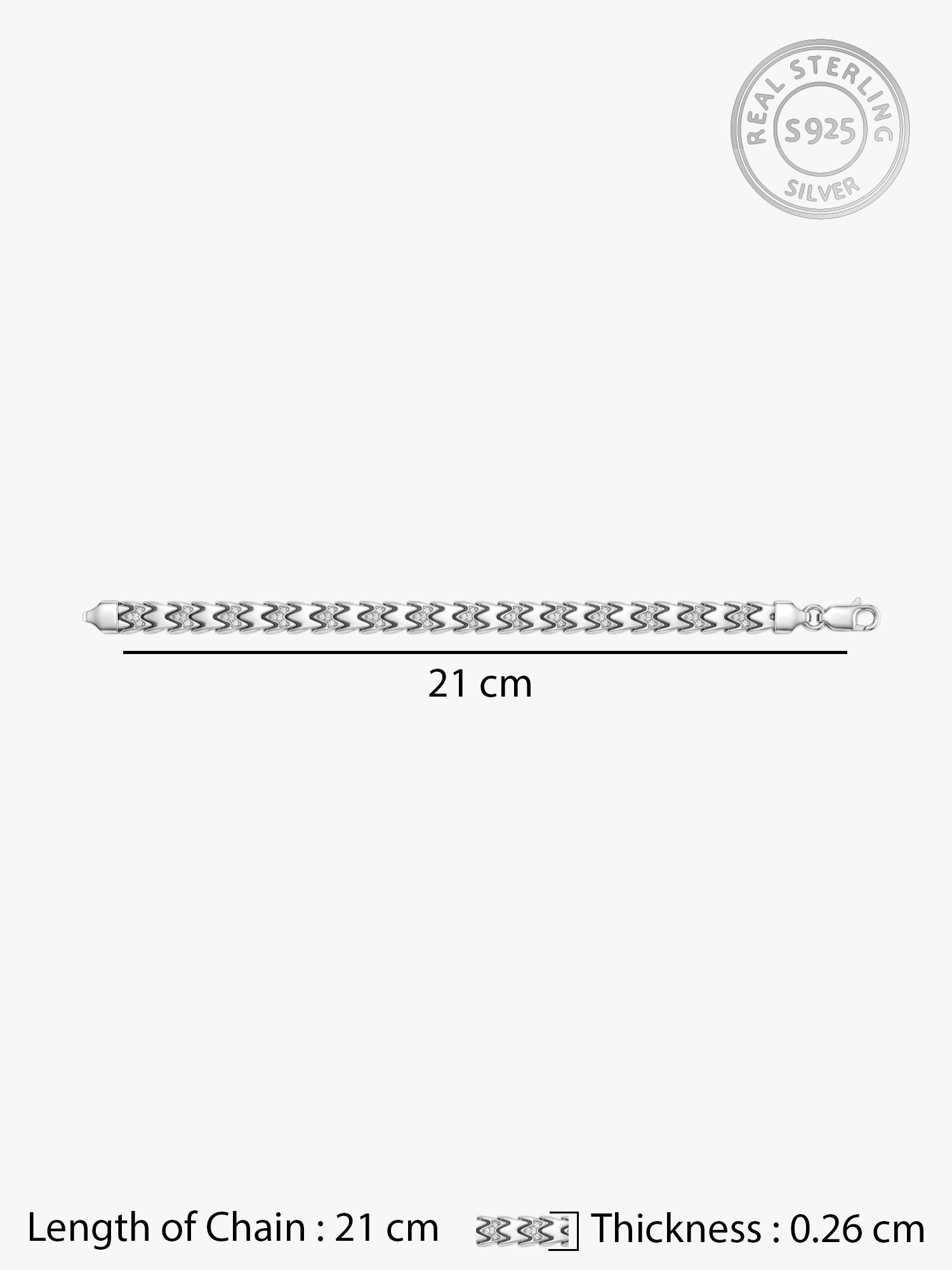 Aditya Roy Kapur Silver Fearless Bracelet For Him