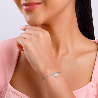 Silver Adorable Love Bracelet