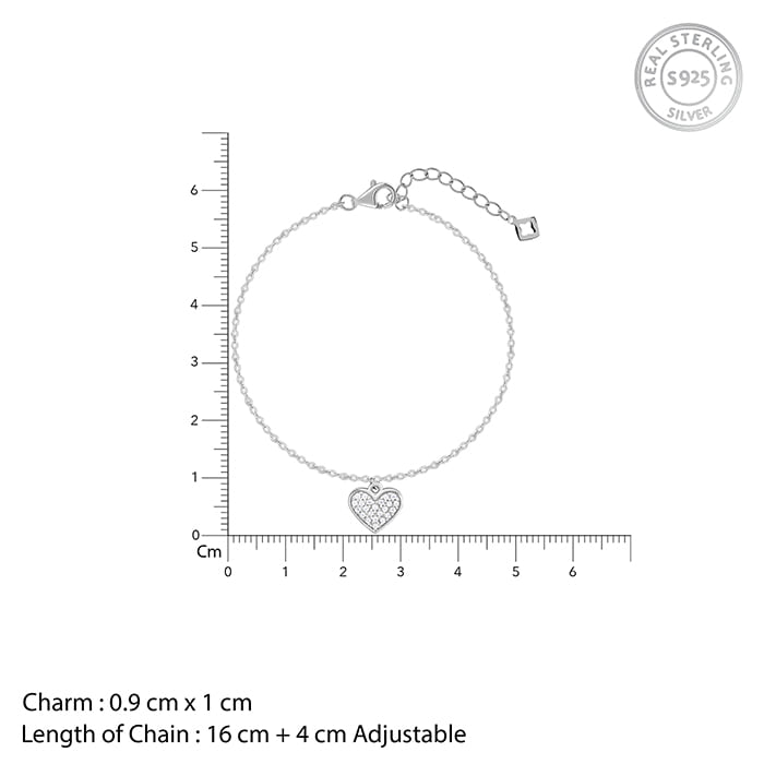Silver Adorable Love Bracelet- Silver Bracelet For Women