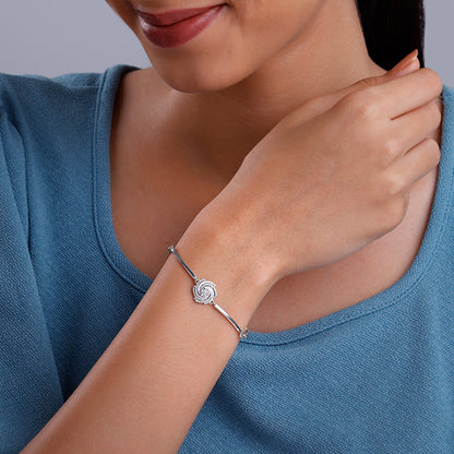 Silver Joyful Bling Bracelet