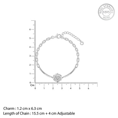 Silver Joyful Bling Bracelet