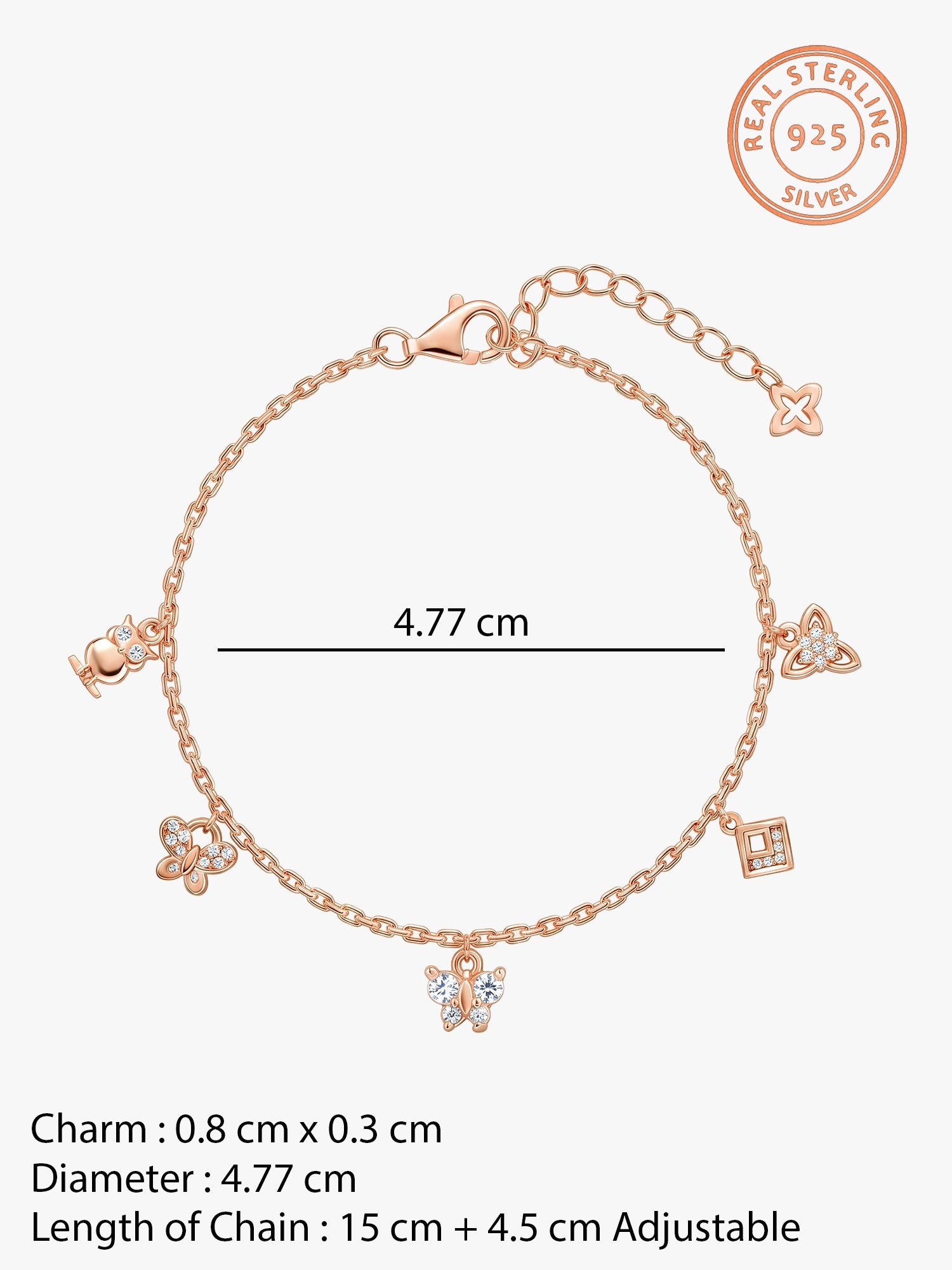Kriti Sanon Rose Gold Charming Dreams Bracelet