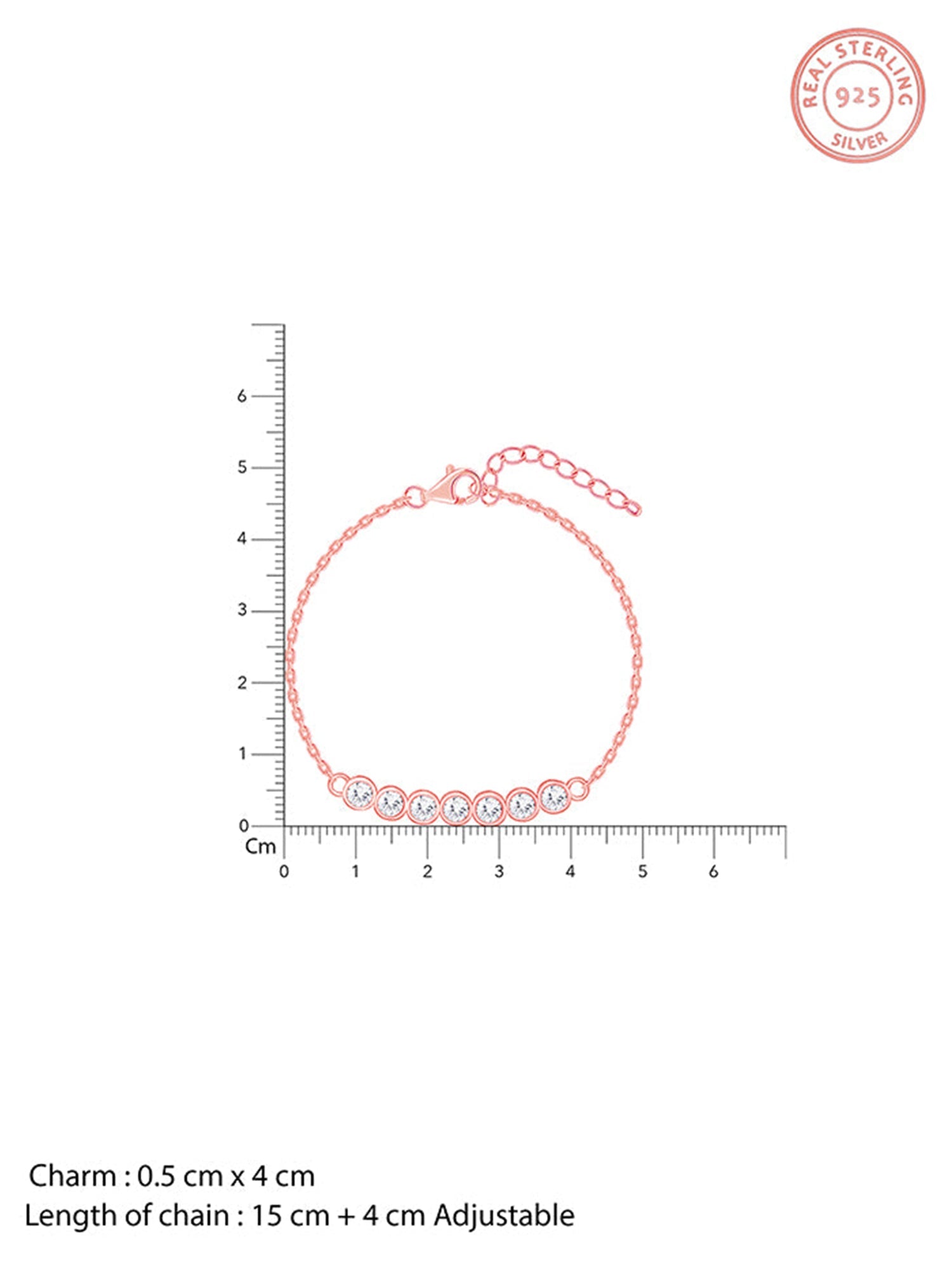 Rose Gold Bubble Bracelet