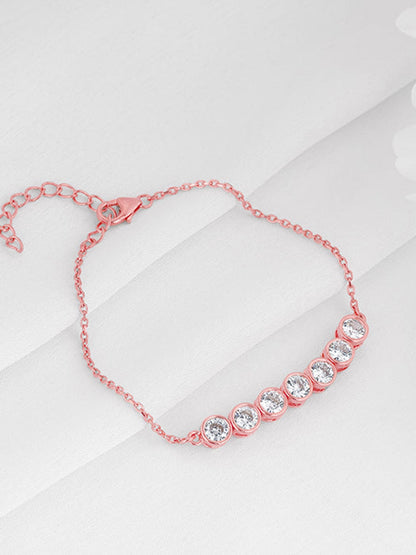 Rose Gold Bubble Bracelet