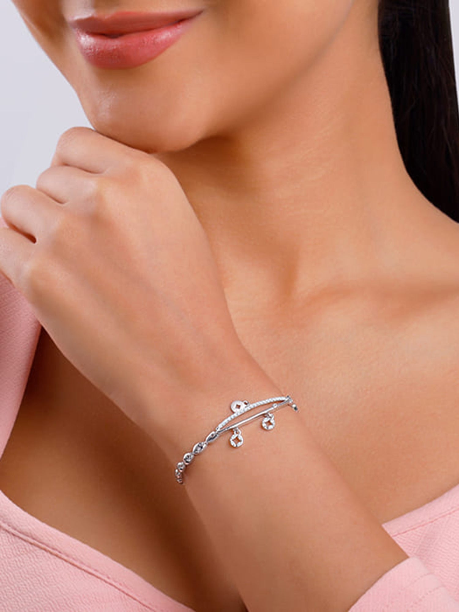 Silver Fabulous Shine Bracelet
