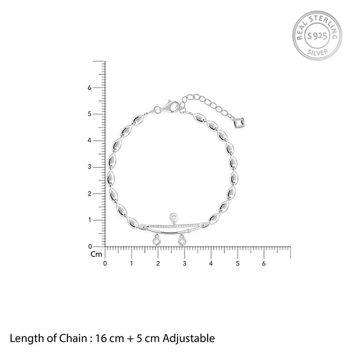Silver Fabulous Shine Bracelet- Silver Bracelet For Women