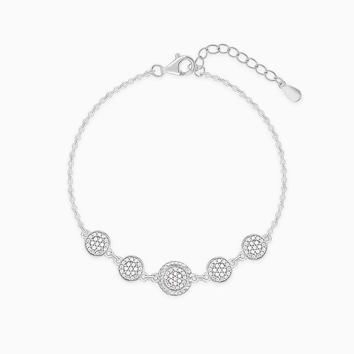 Silver Circle Circus Bracelet - Image 1