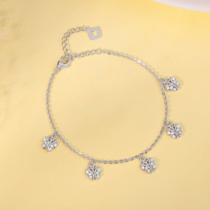 Silver Elegant Butterfly Bracelet