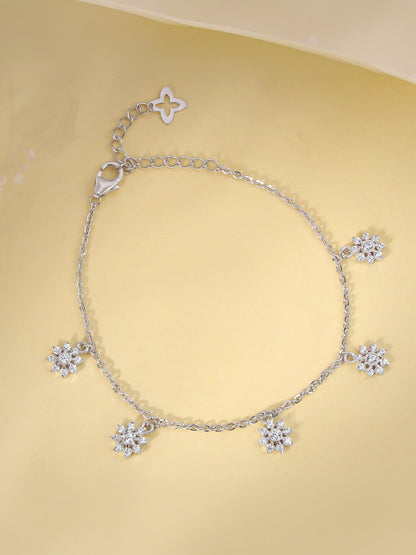 Silver Flower Of Youth Bracelet
