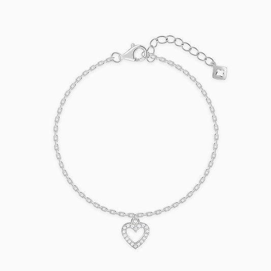 Silver Sweetheart Bracelet